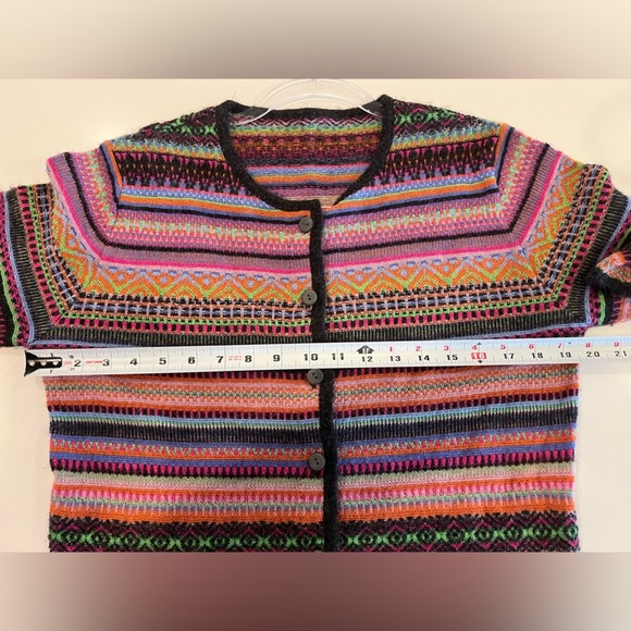 Baby Alpaca Sweater Multicolor Women's Made in Peru - Picture 10 of 12